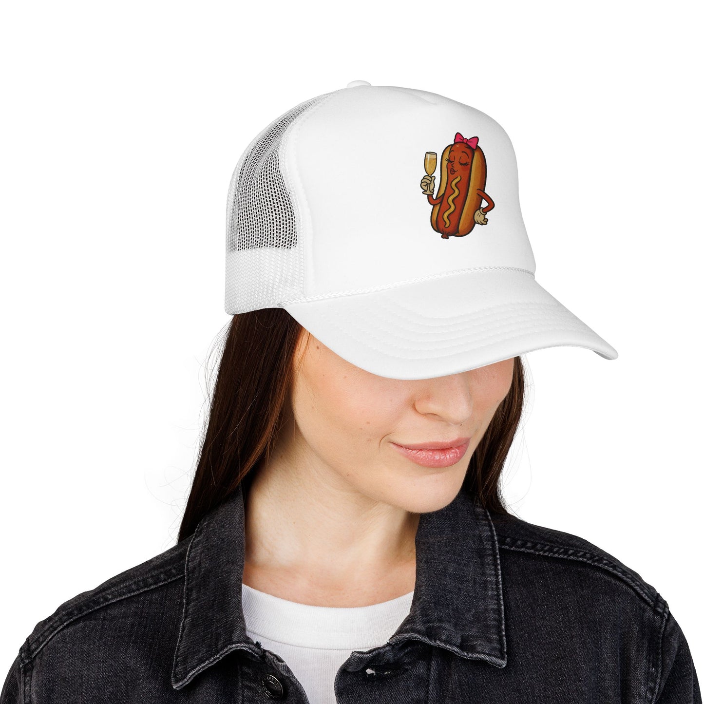 Hot Dog She's Fancy Trucker Hat