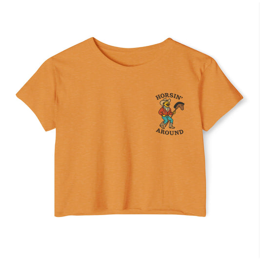 Horsin’ Around Crop Top