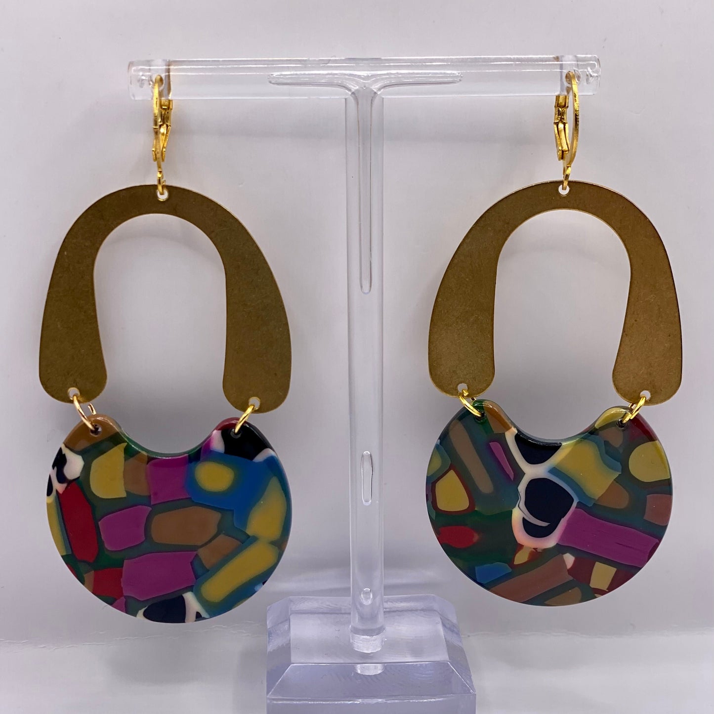 Geometric Jazz Earbobs