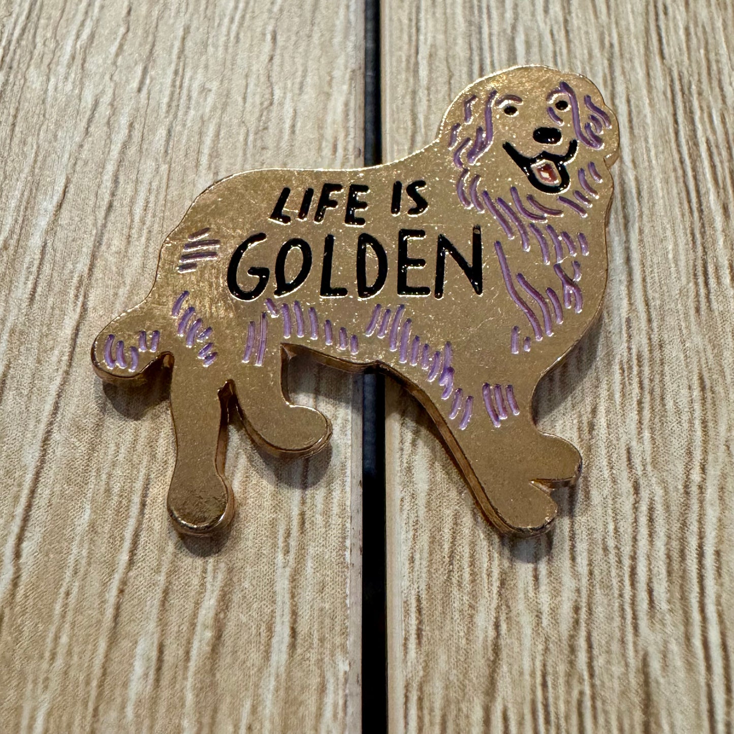 Stay Golden Pin