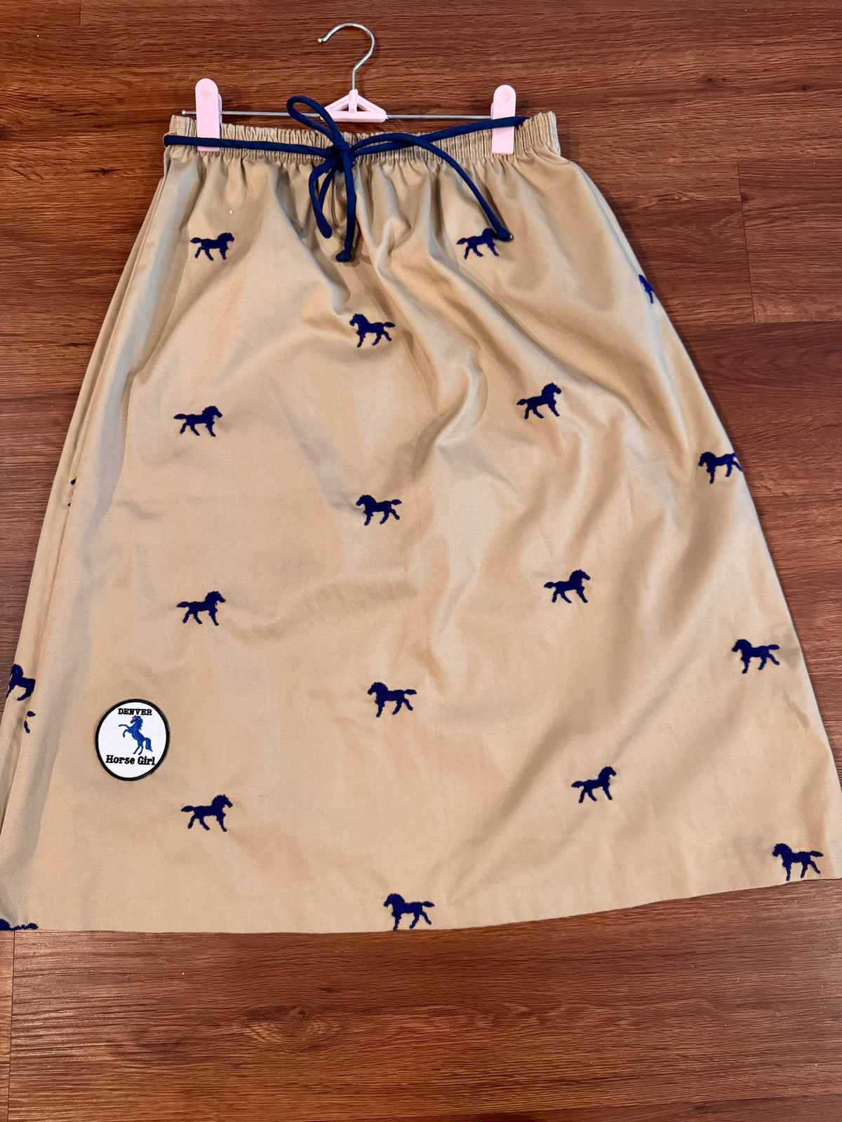Denver Horse Girl Embroidered Skirt