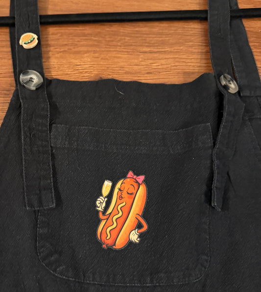 Hot Dog She's Fancy Overalls