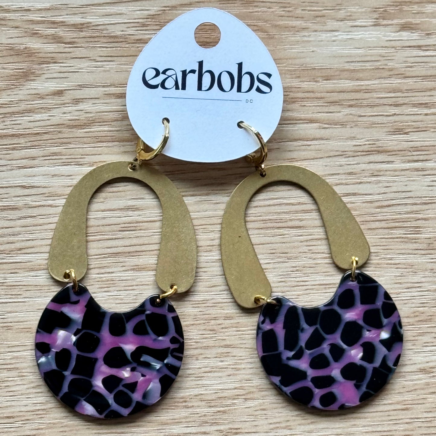 Leopard Styled EarBobs