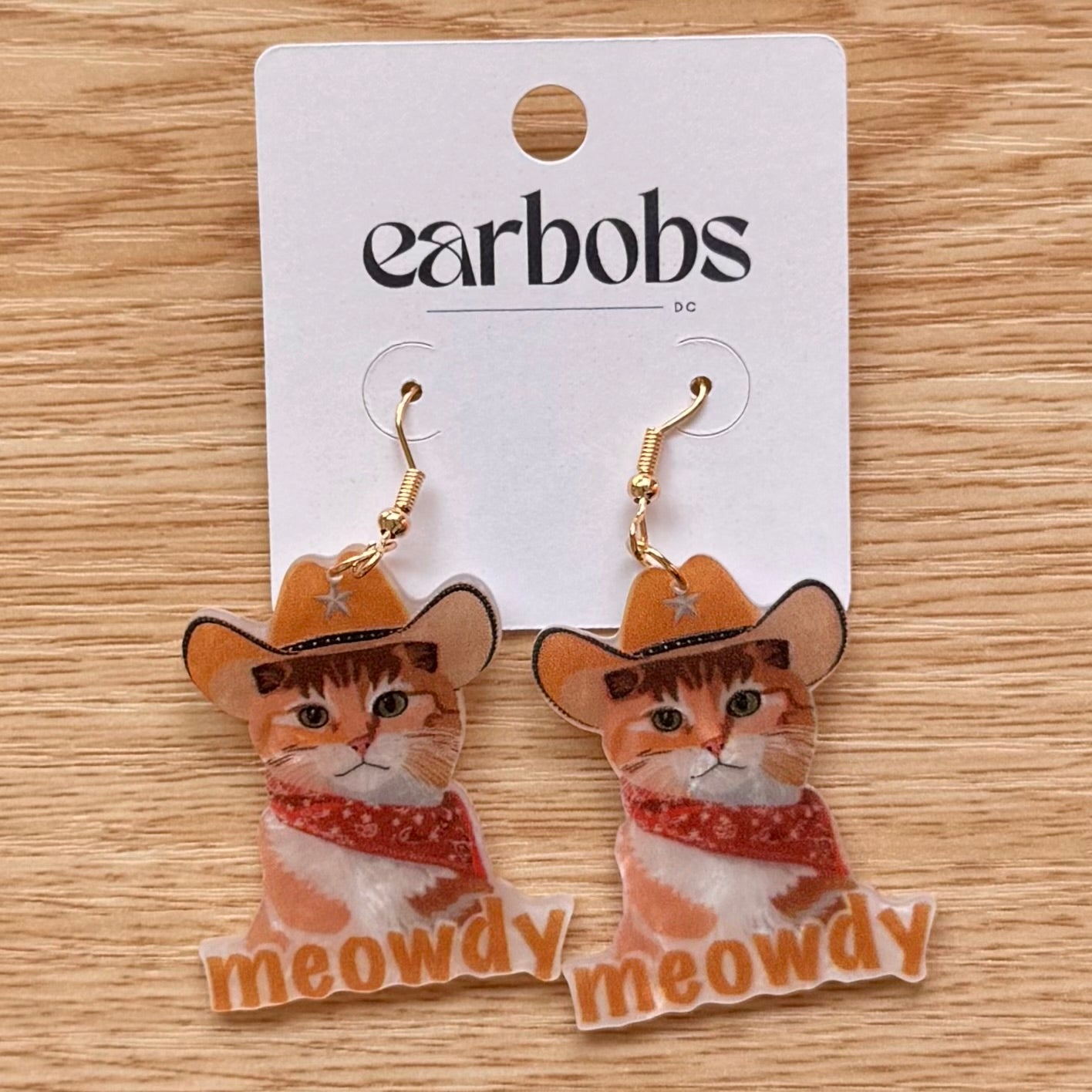Meowdy Y’all EarBobs