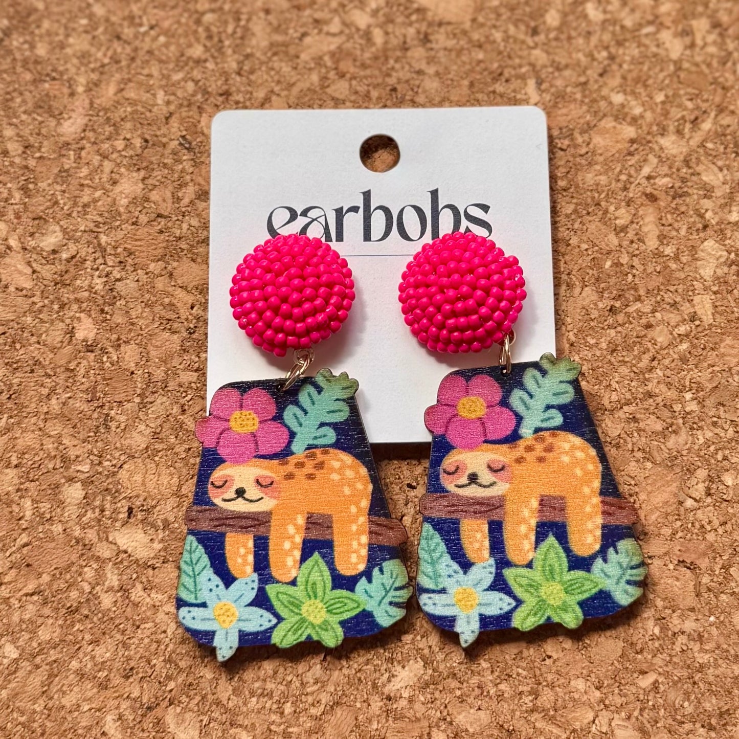 Slothin’ Off EarBobs