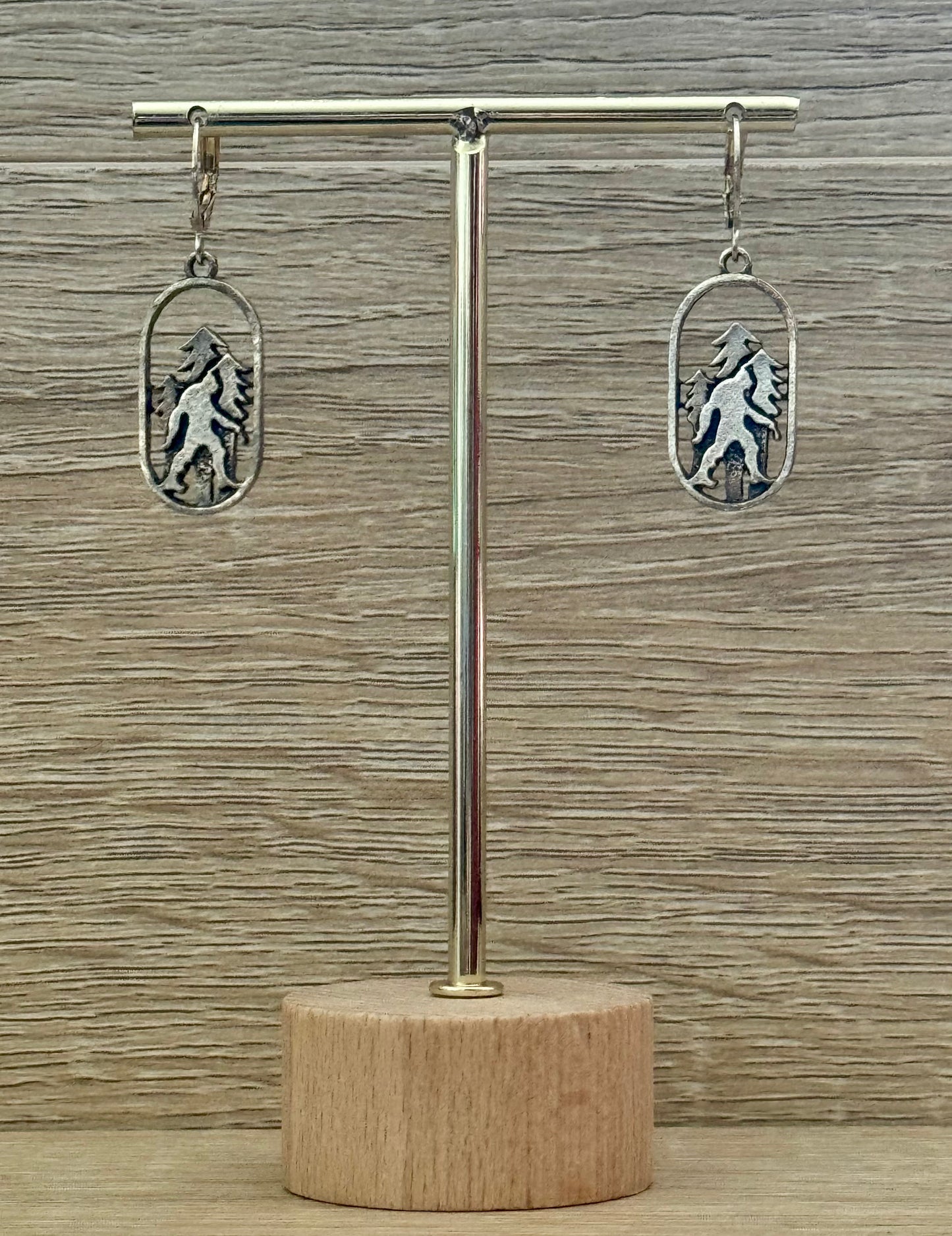 Hiking Sasquatch EarBobs