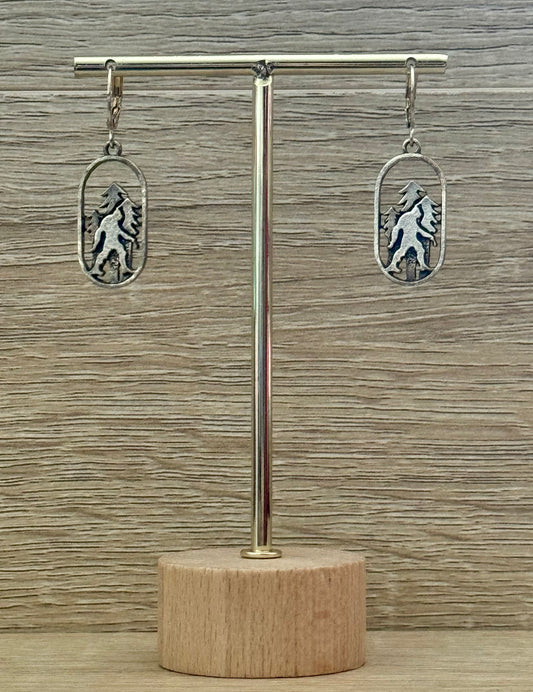 Hiking Sasquatch EarBobs