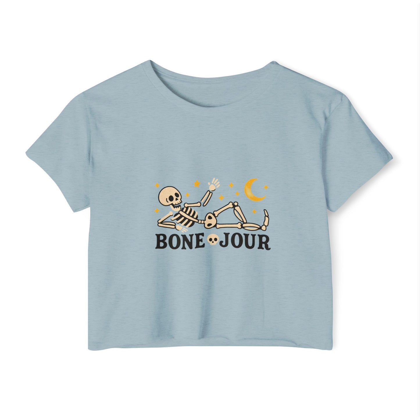 Bone-Jour Crop Top