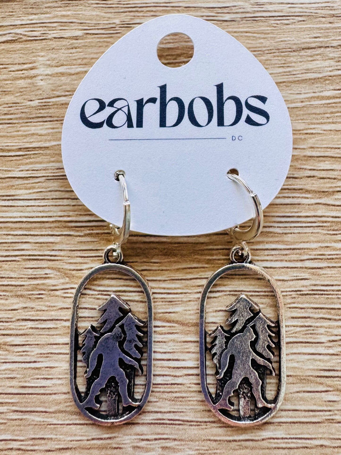 Hiking Sasquatch EarBobs