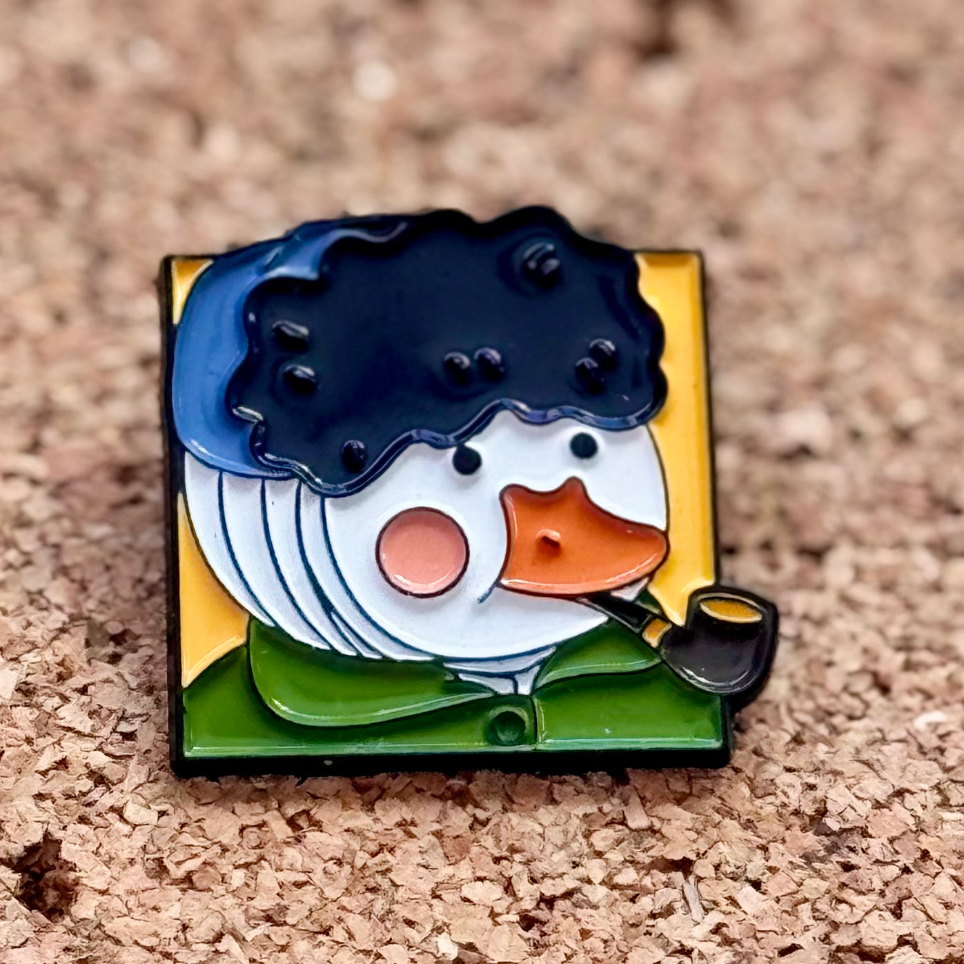 Duck Gogh Crazy Pin