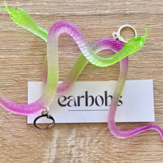 Creepy Crawler Snake EarBobs
