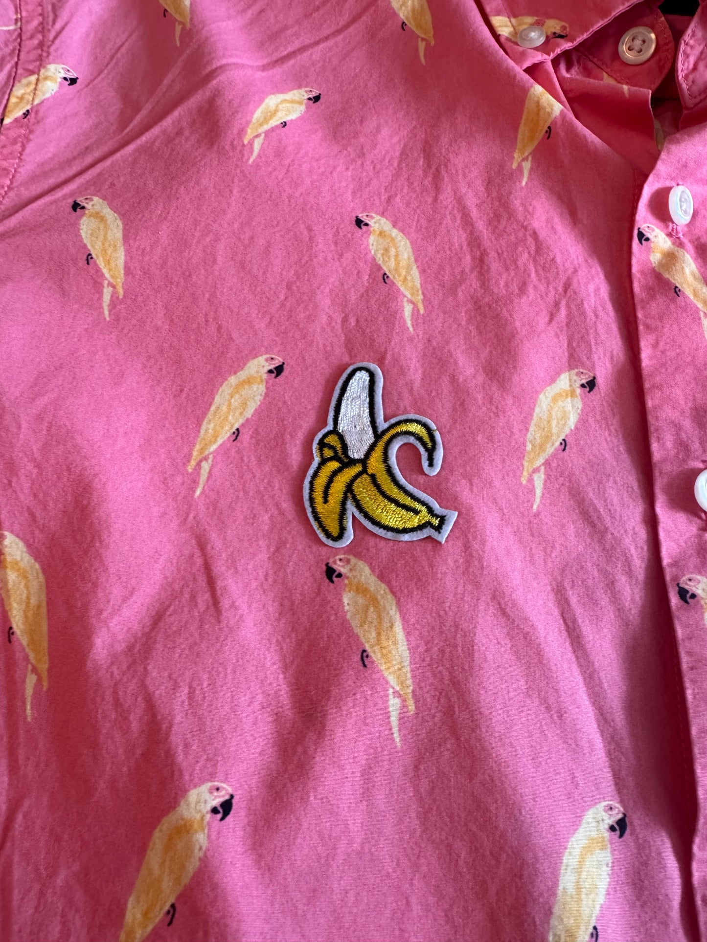 Parrots and Peels Button Down