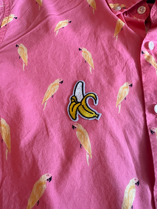 Parrots and Peels Button Down