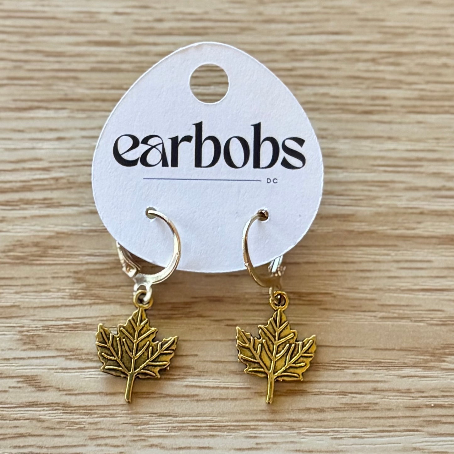 Maple Leaf EarBobs