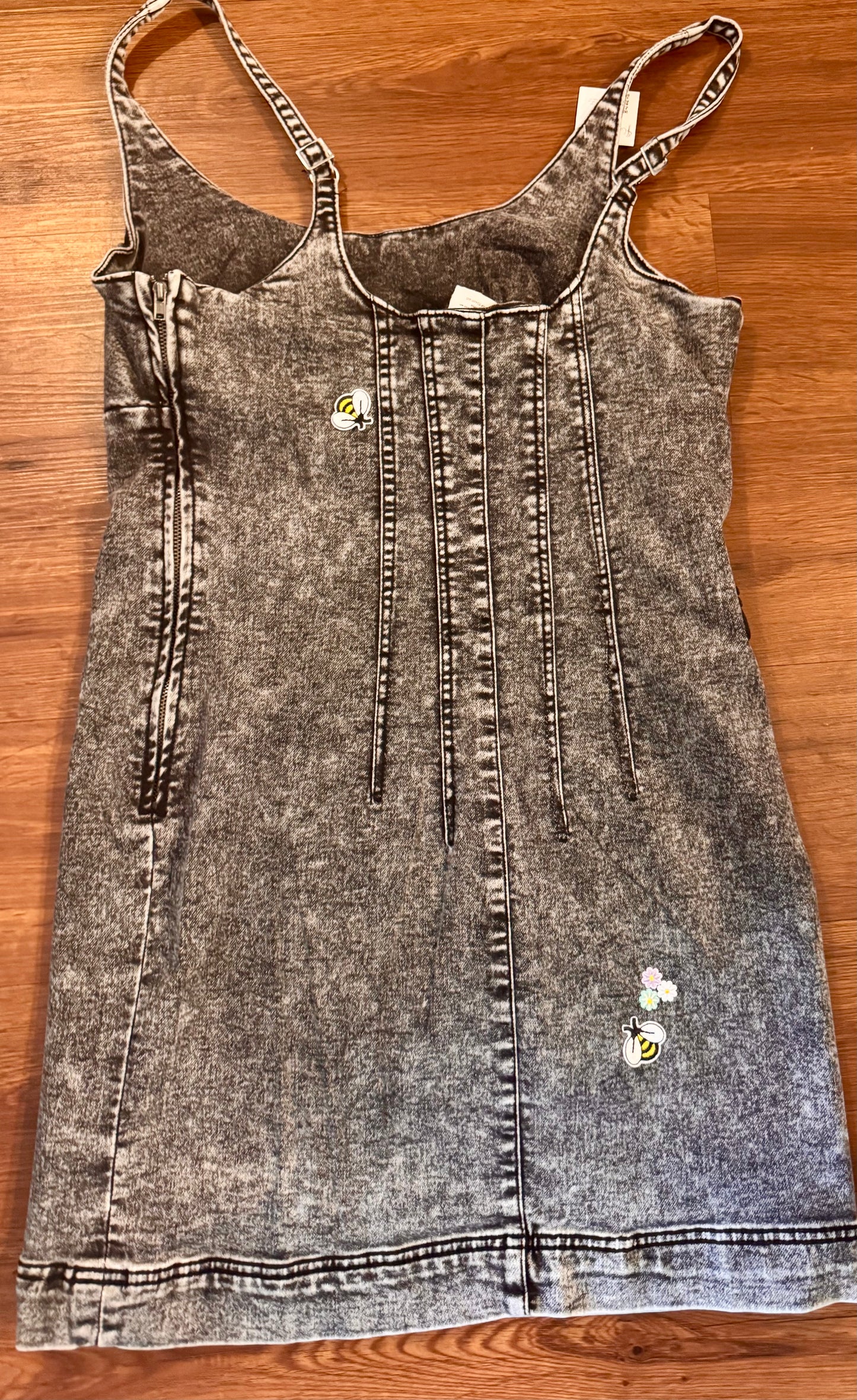 Buzz Kill Acid Wash Mini Dress