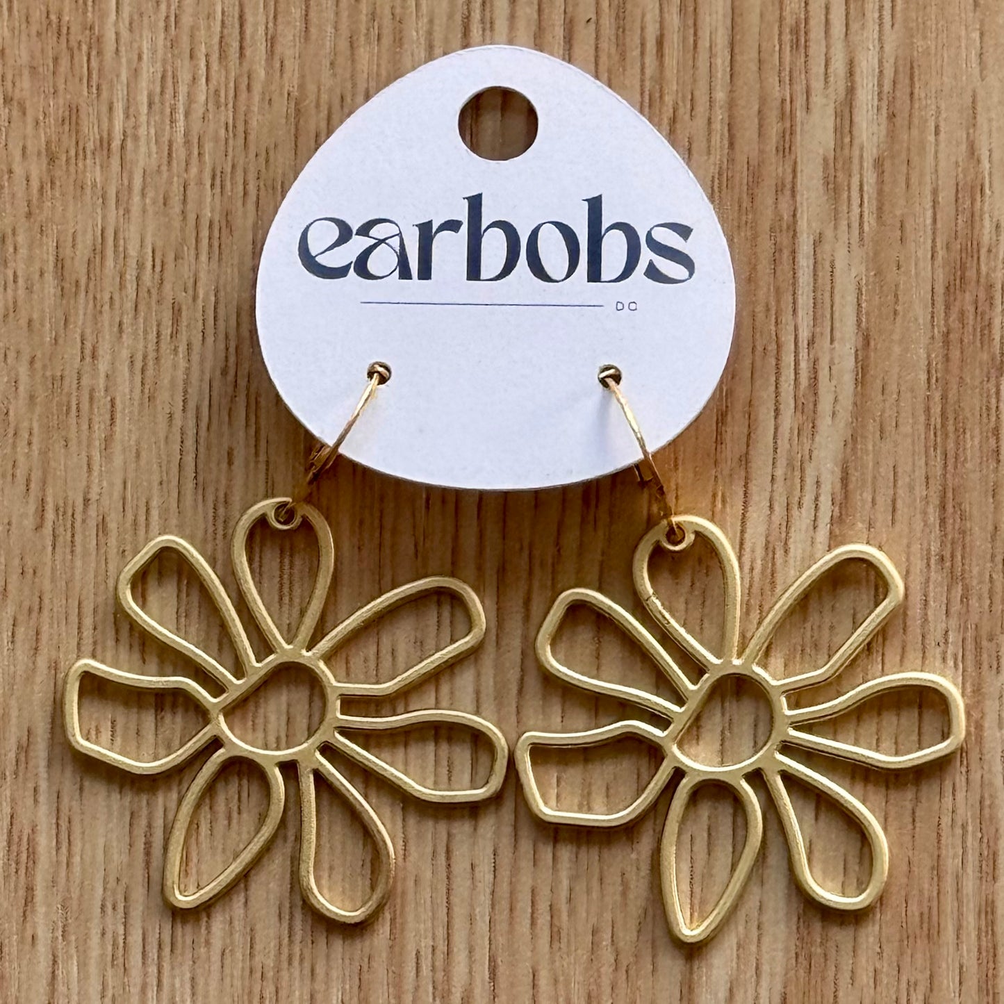 Golden Bloom EarBobs
