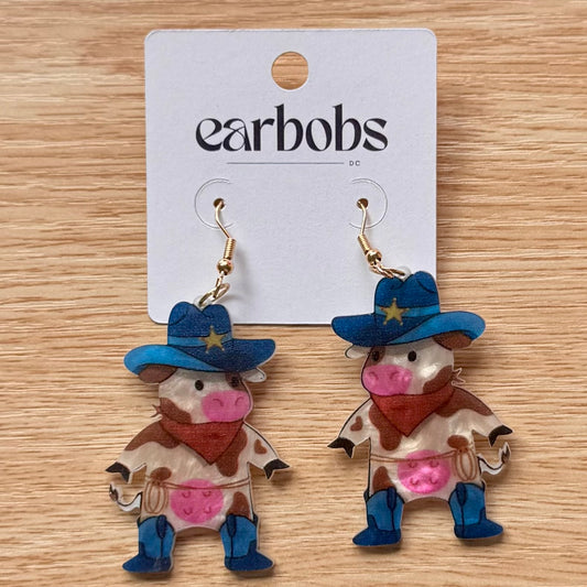 Howdy Heifer EarBobs