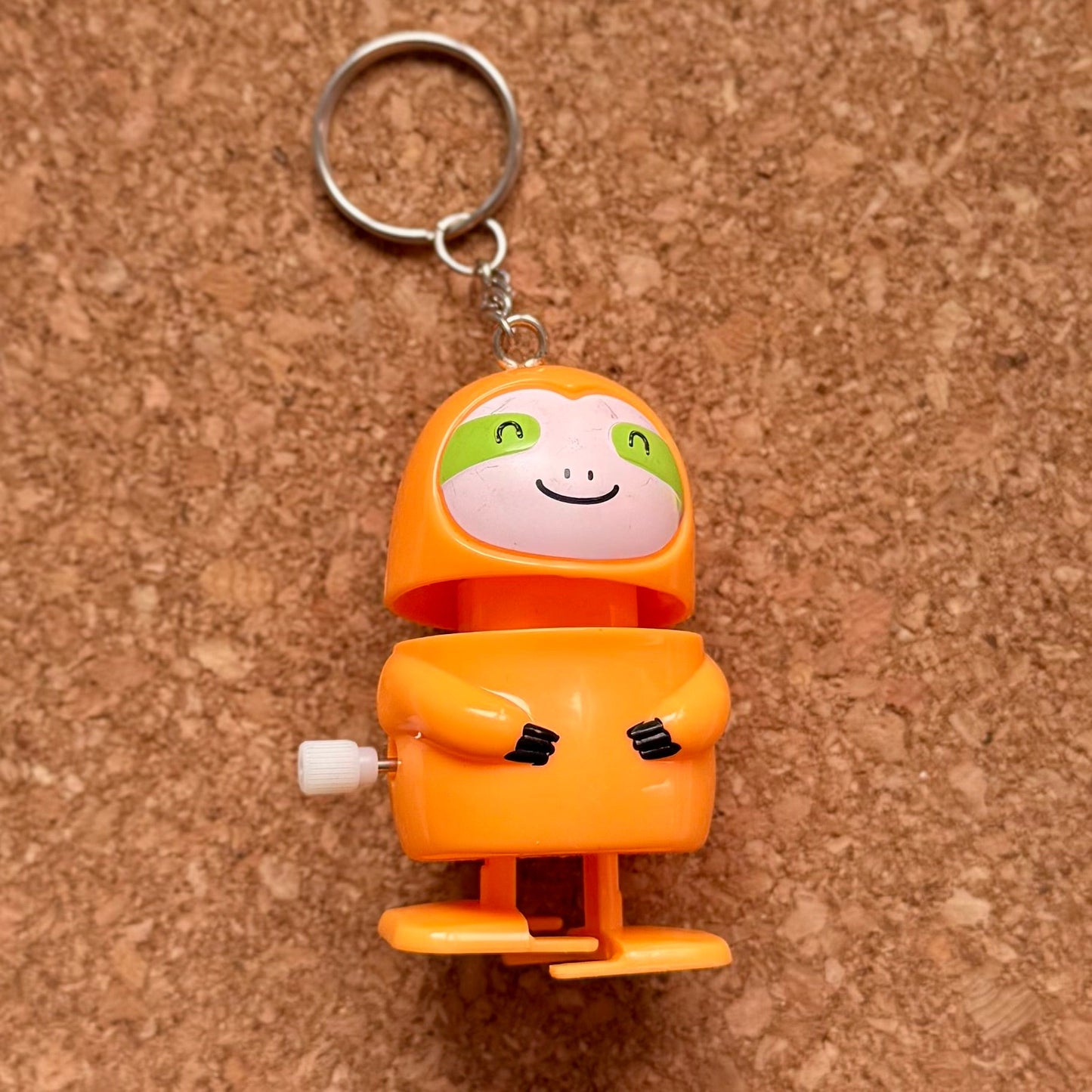 Wind-Up Sloth Keychains