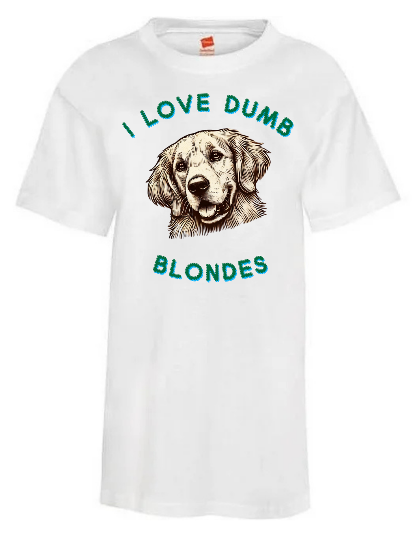 I Love Dumb Blondes T-Shirt