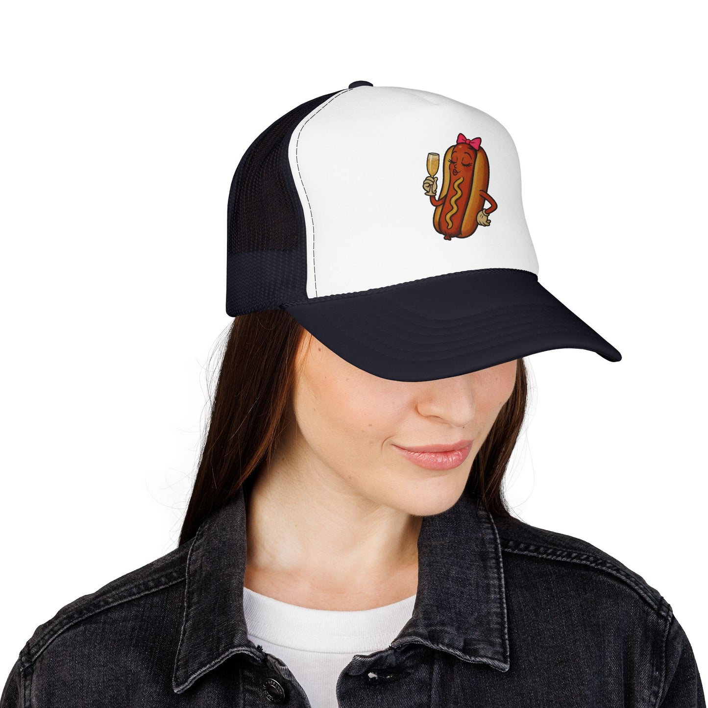 Hot Dog She's Fancy Trucker Hat
