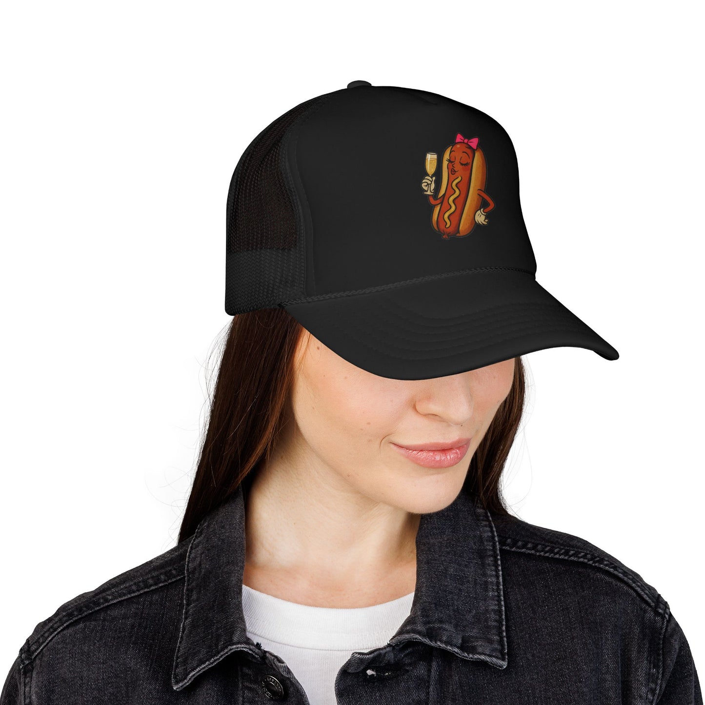 Hot Dog She's Fancy Trucker Hat