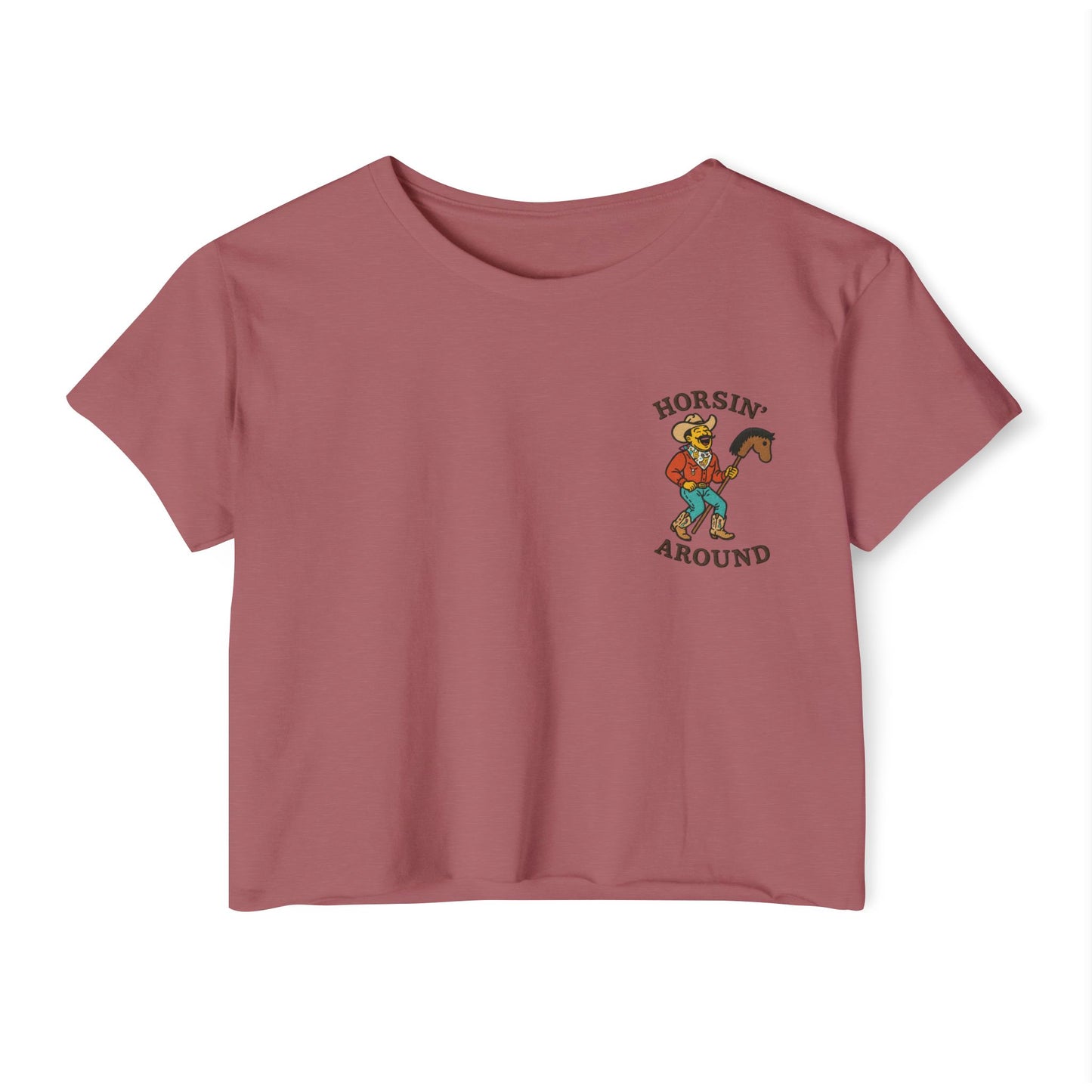 Horsin’ Around Crop Top