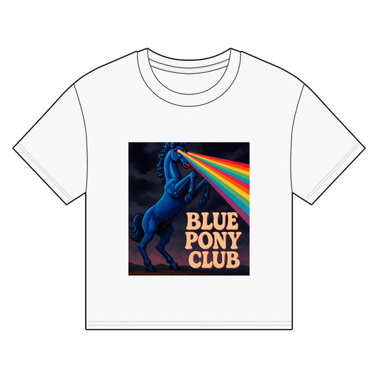 Blue Pony Club Crop Top Tee