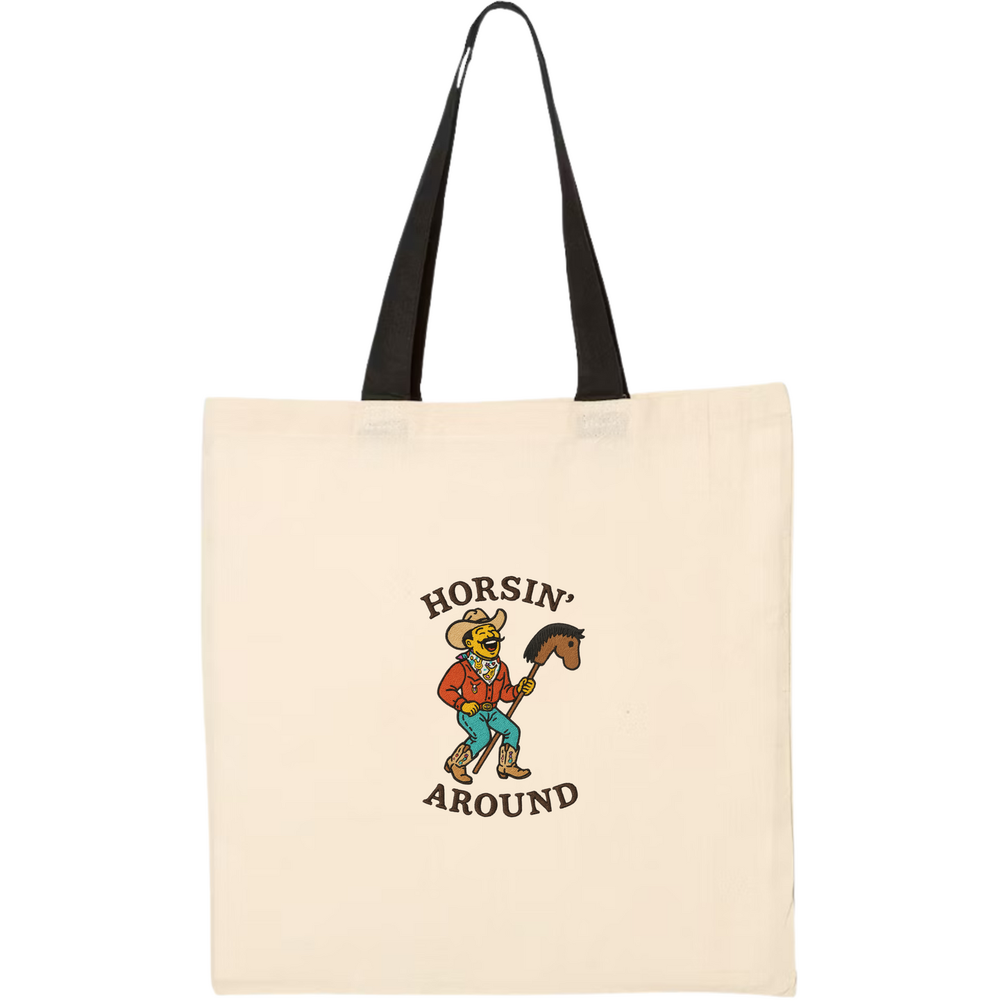 Horsin’ Around Tote Bag