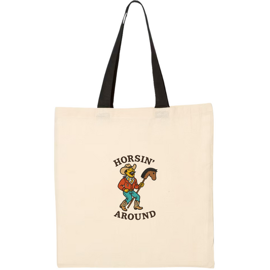 Horsin’ Around Tote Bag