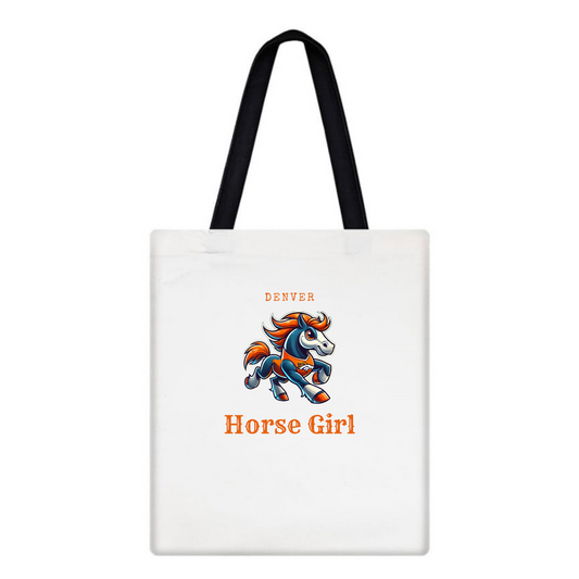 Mile High Horse Girl Tote Bag