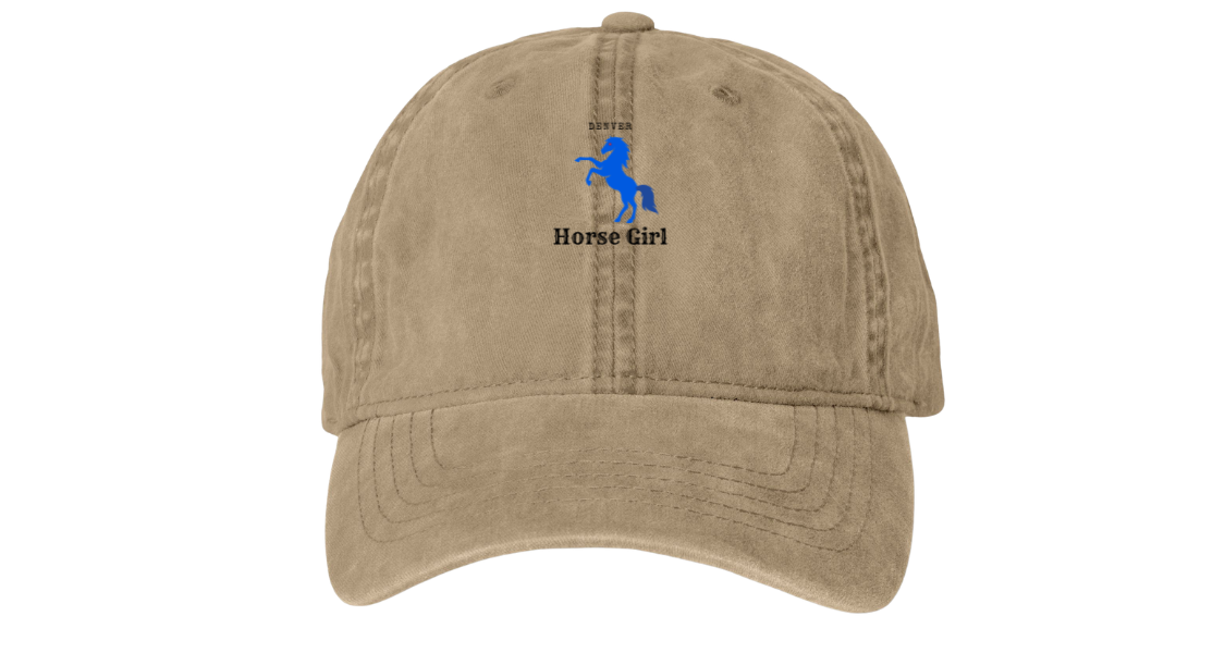 Denver Horse Girl Baseball Cap