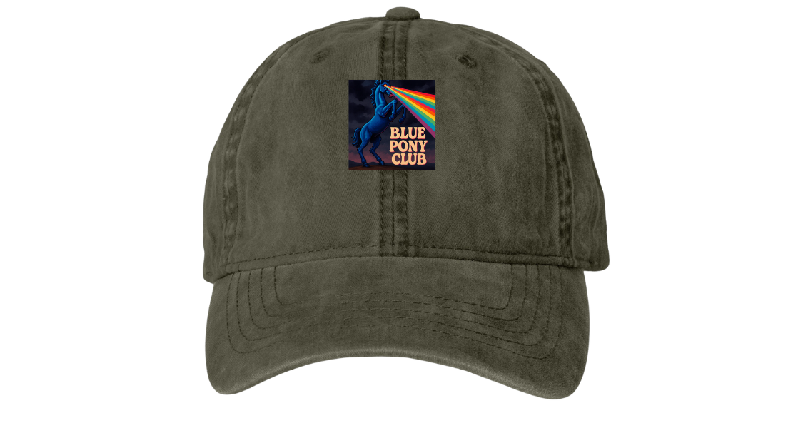 Blue Pony Club Baseball Cap