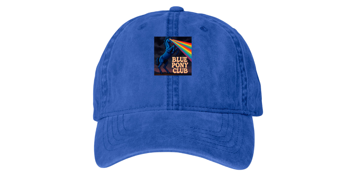 Blue Pony Club Baseball Cap