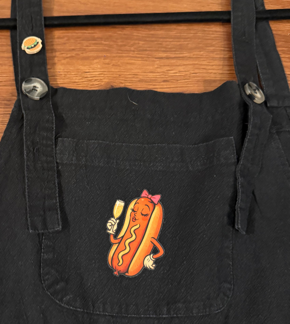 Hot Dog She's Fancy Overalls