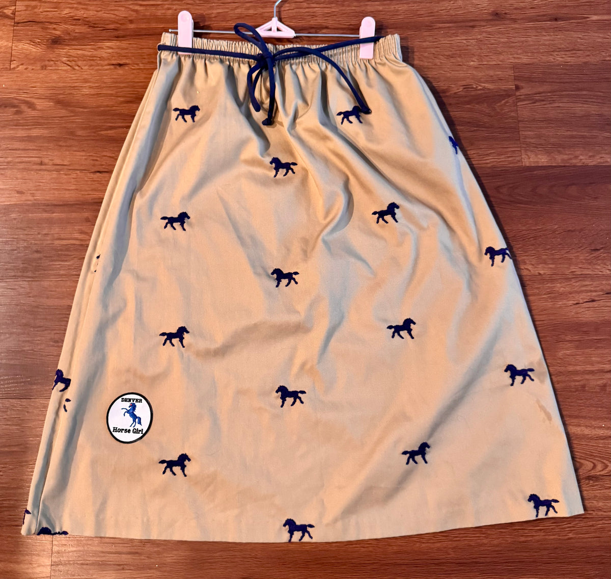 Denver Horse Girl Embroidered Skirt