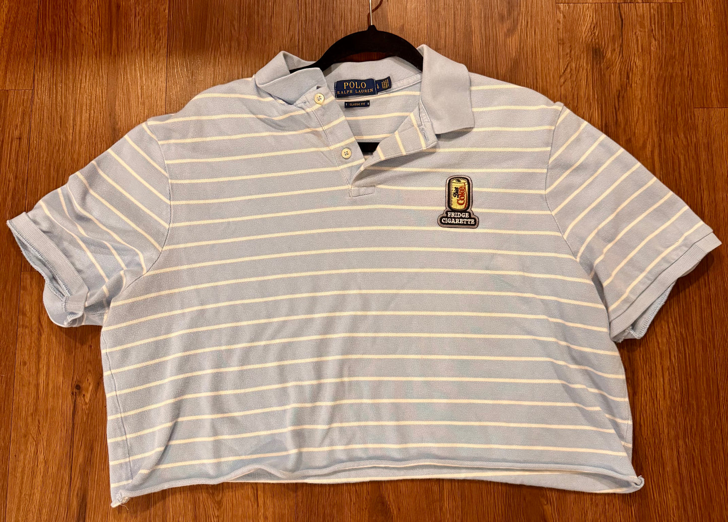 Stripes & Smokes - Fridge Cig Cropped Polo
