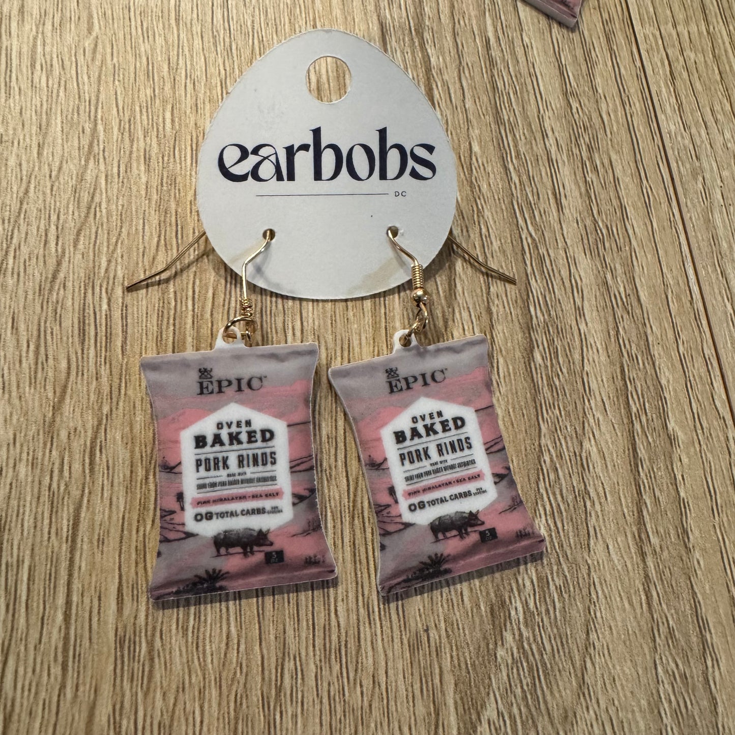 Crunch, Munch, and Fashion Earrings