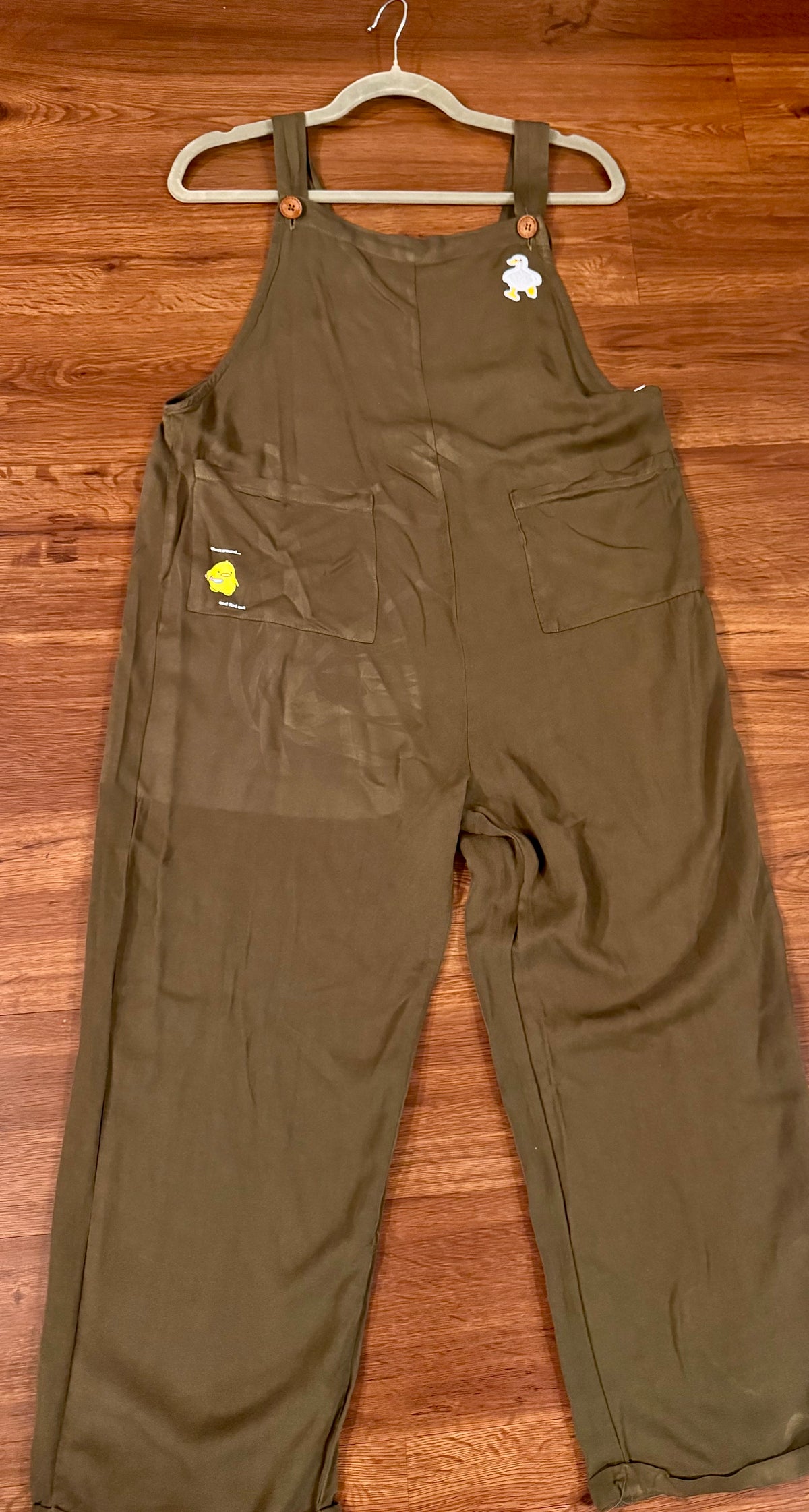 Duck & Goose Olive Overalls