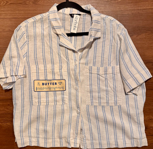 Butter Late Than Never Linen Shirt