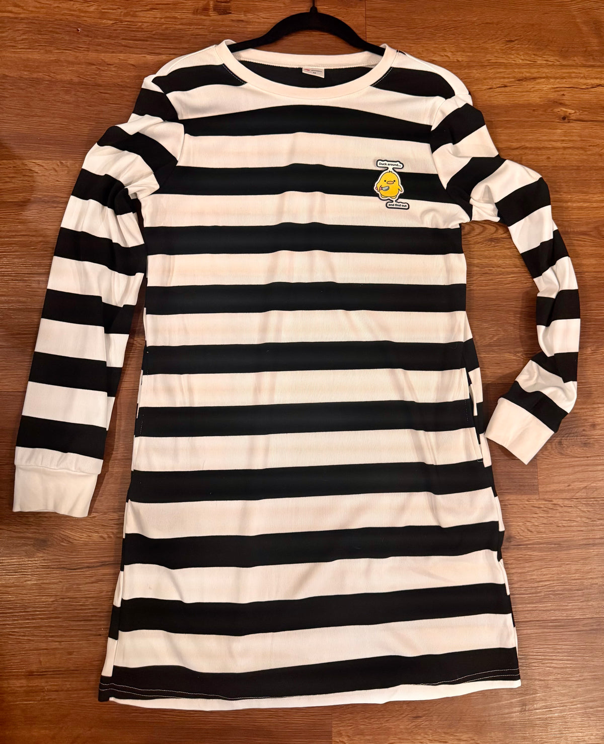 Duck Around & Find Out Striped Dress