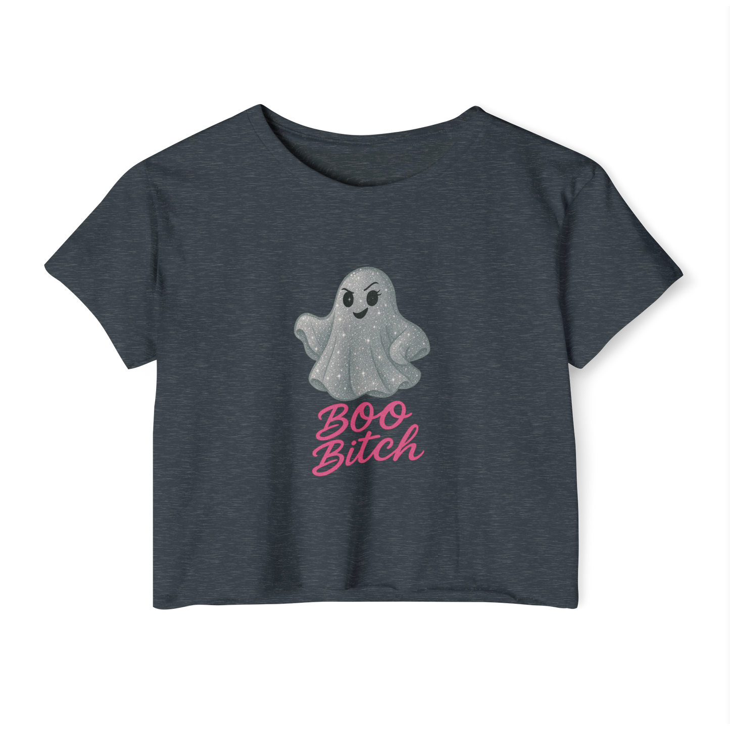 Boo Bitch Crop Top TeeBob
