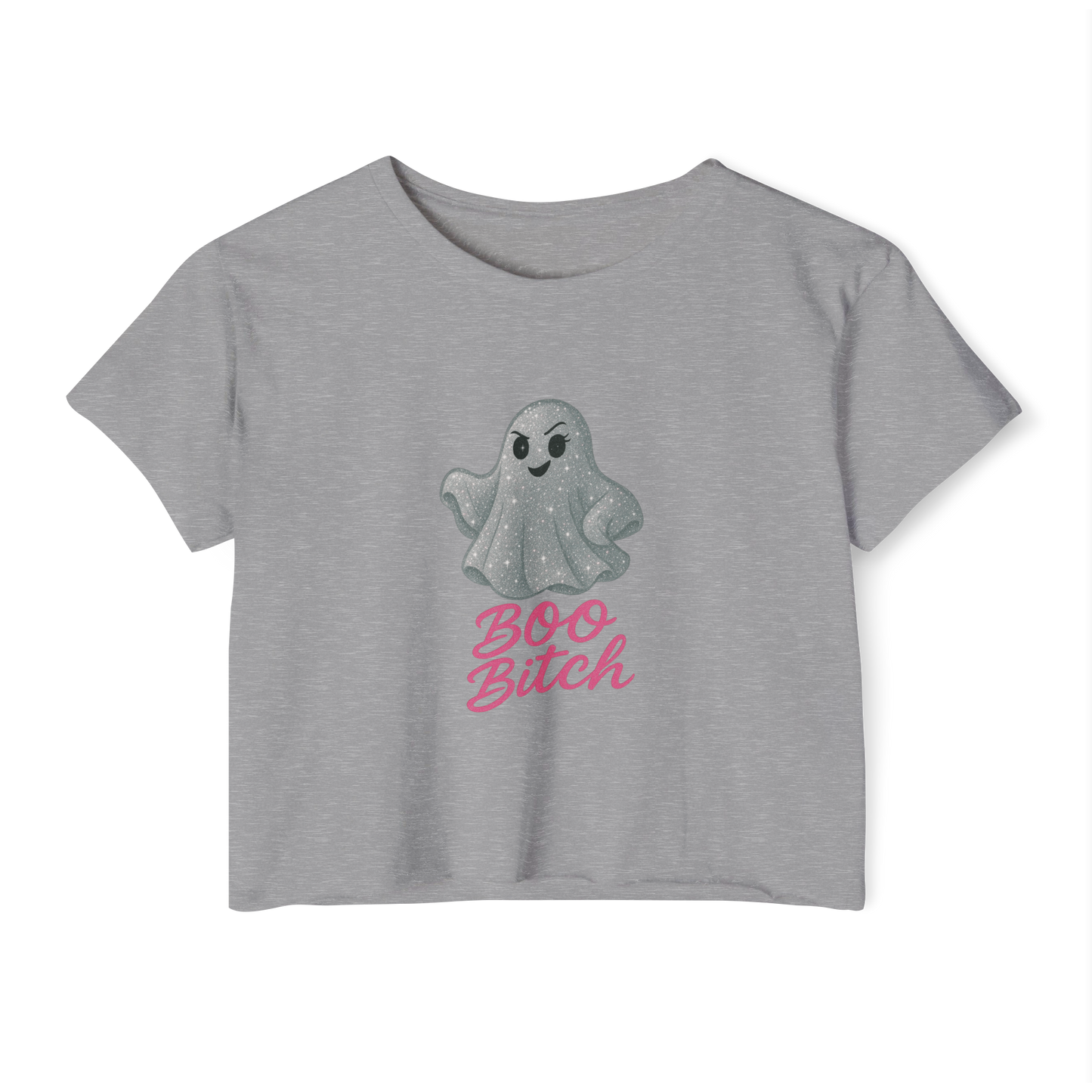 Boo Bitch Crop Top TeeBob
