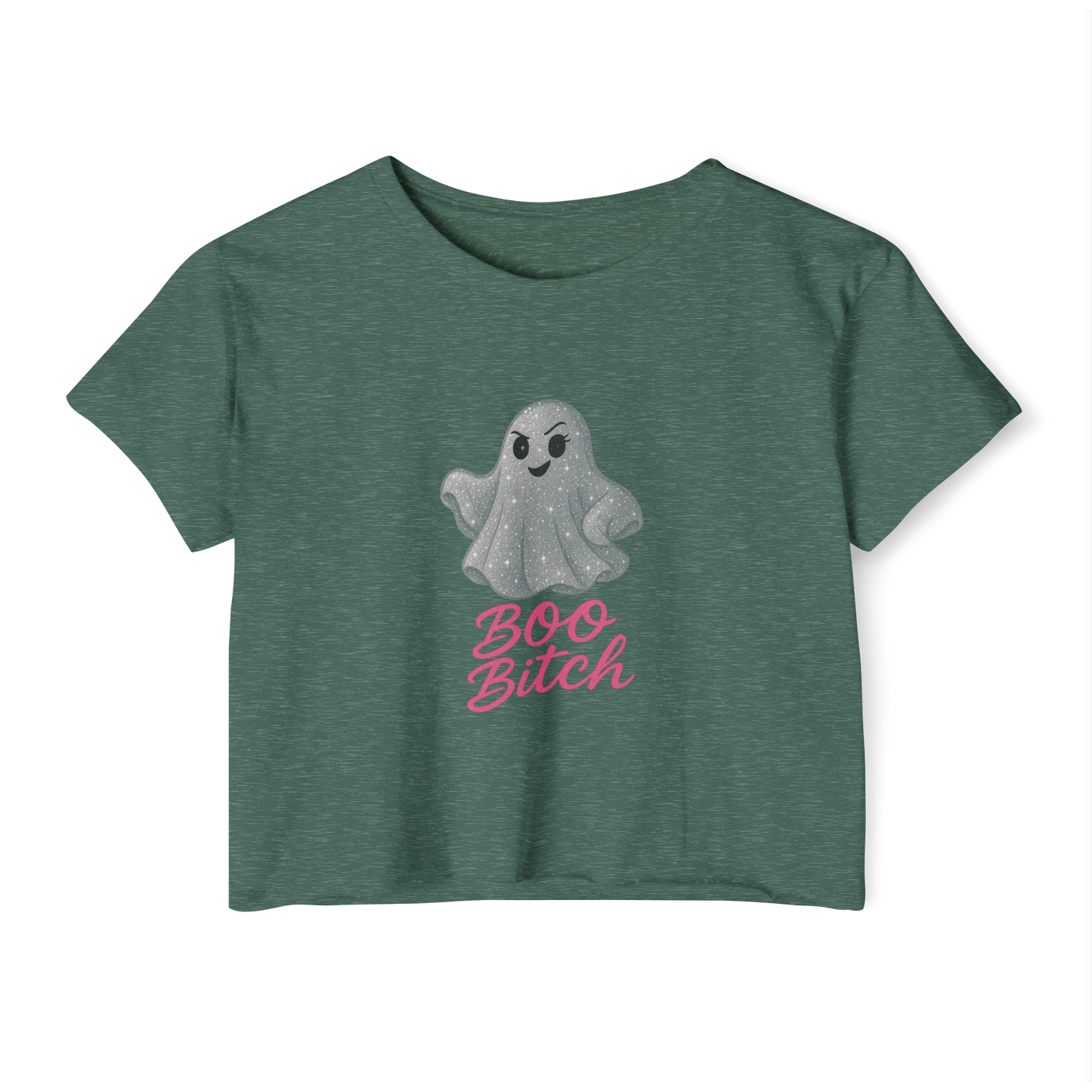 Boo Bitch Crop Top TeeBob