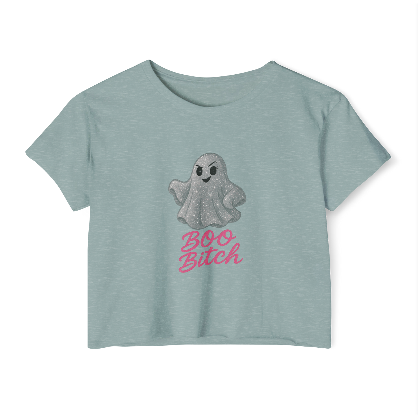 Boo Bitch Crop Top TeeBob