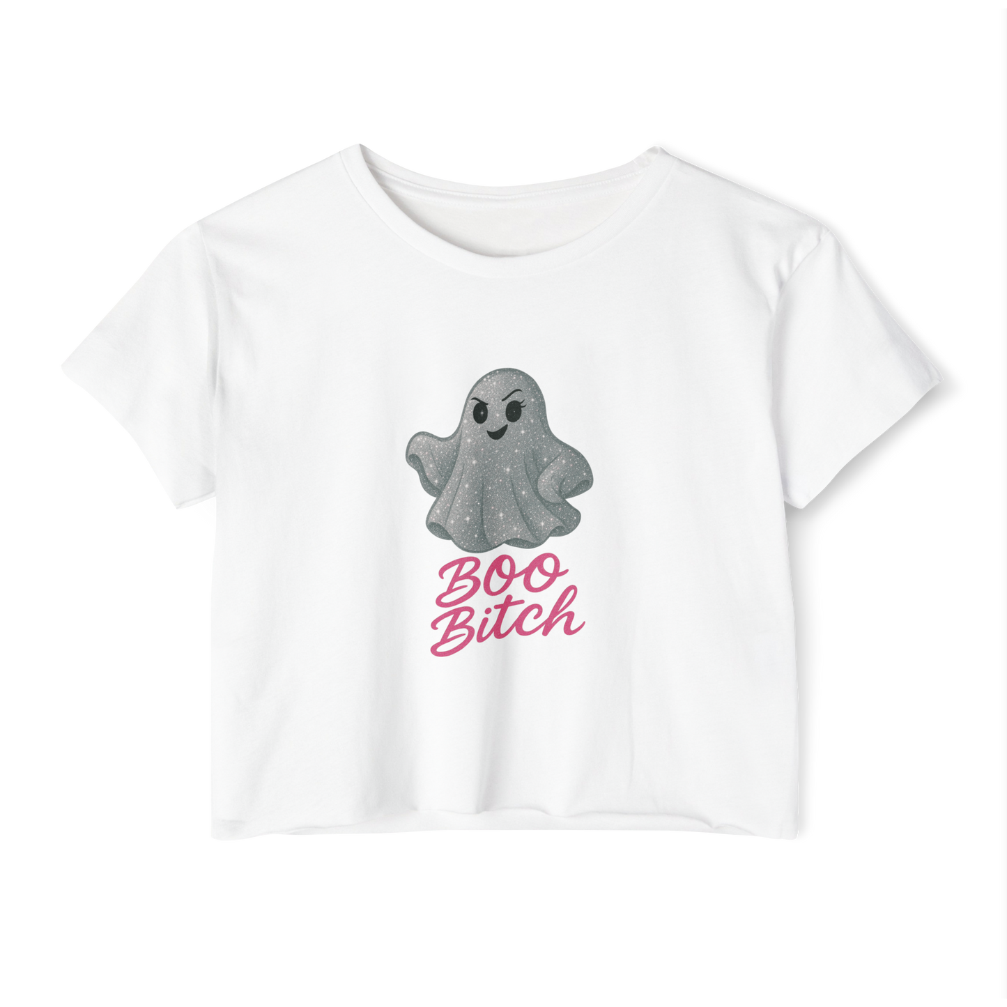 Boo Bitch Crop Top TeeBob