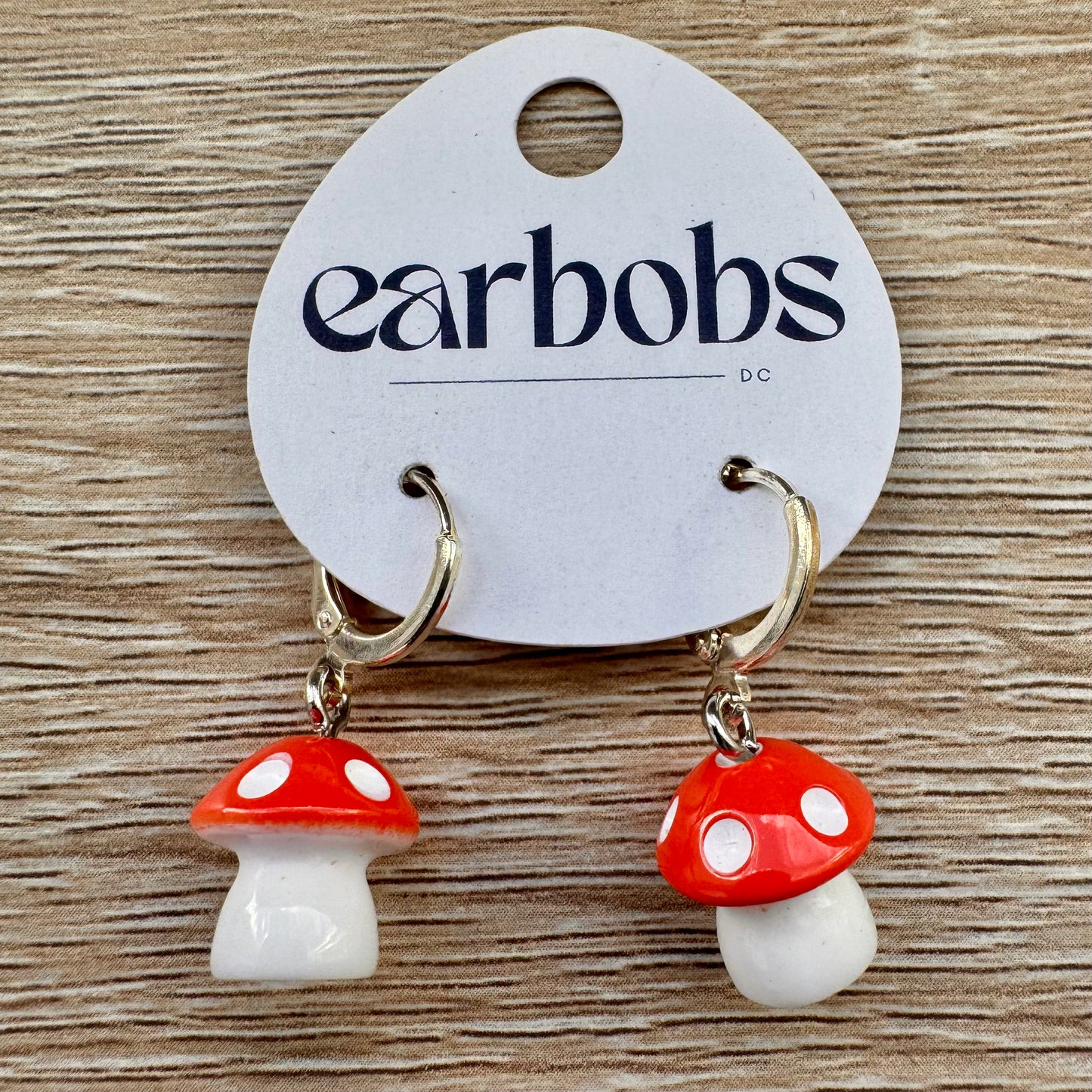 Mini-Mushroom EarBobs