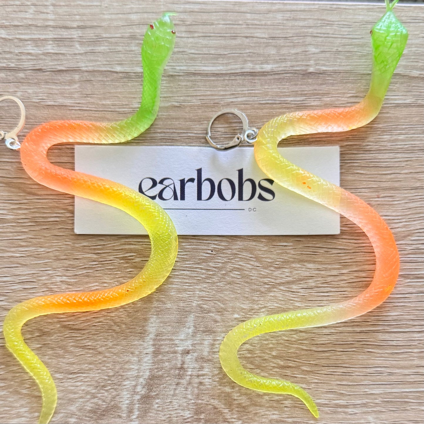 Creepy Crawler Snake EarBobs