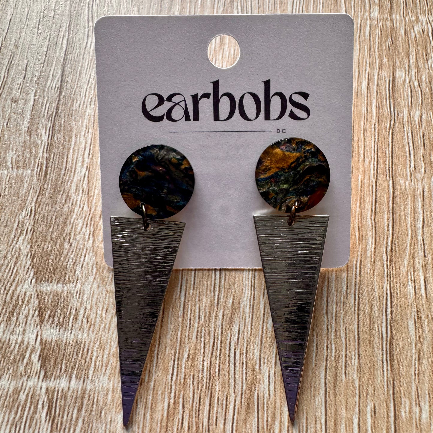 Silver Point Stud EarBobs