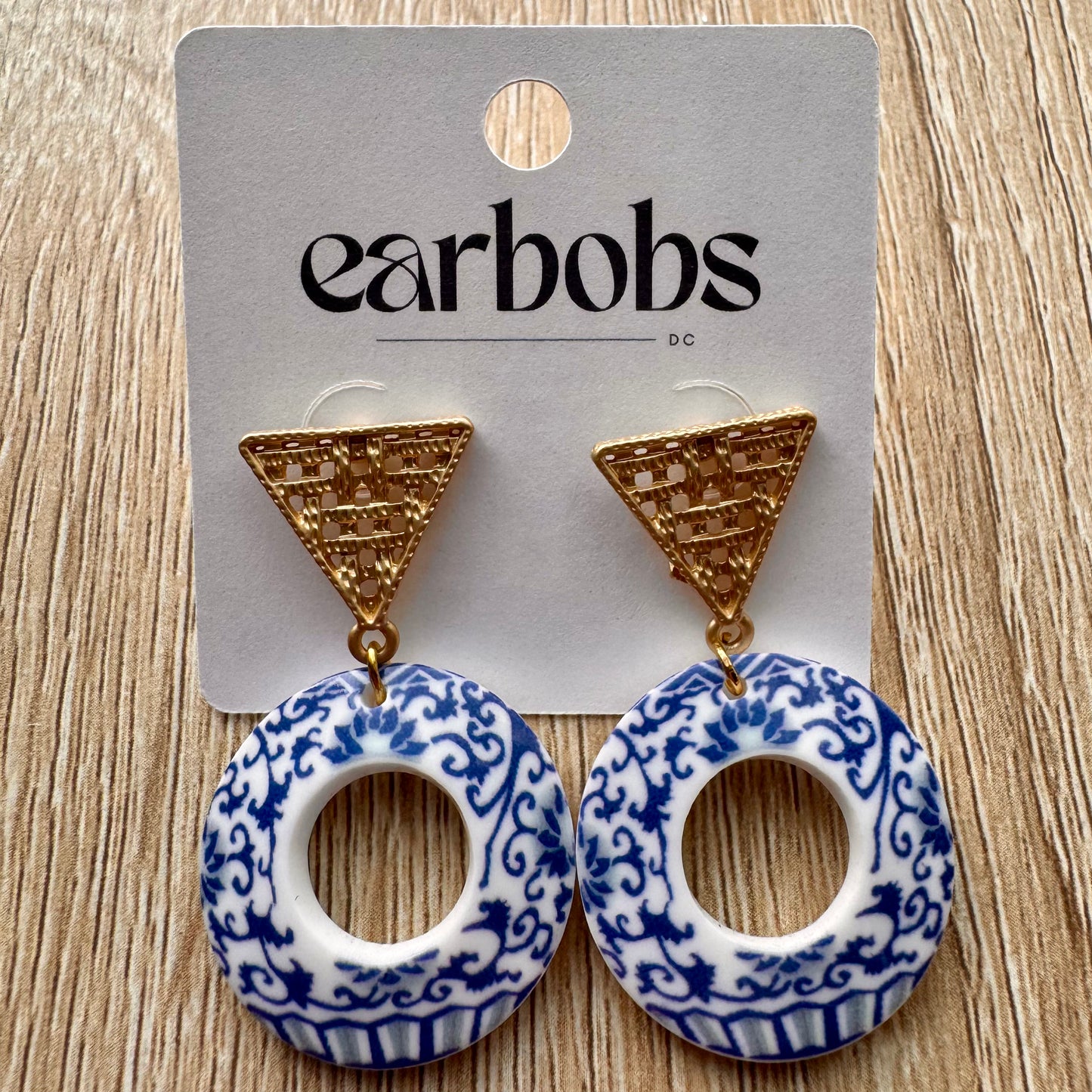 Blue Willow EarBobs