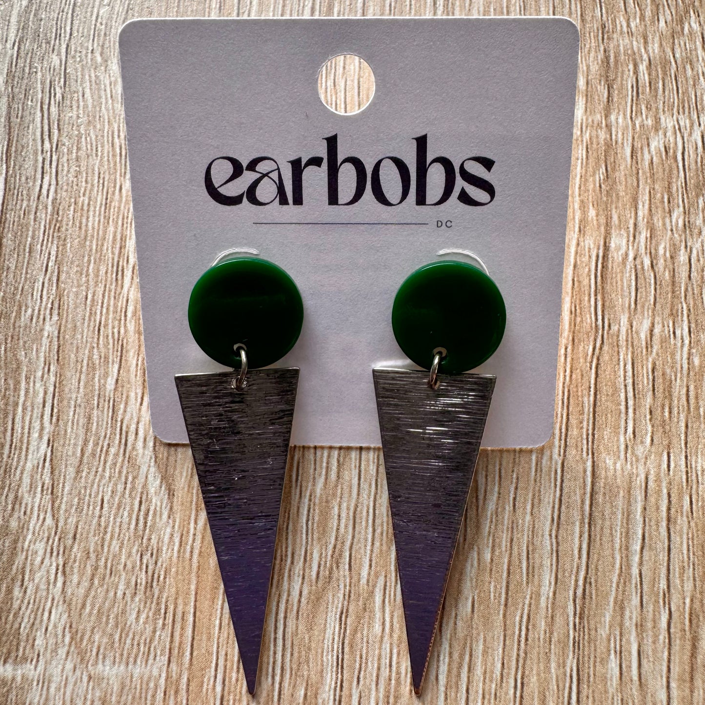 Silver Point Stud EarBobs